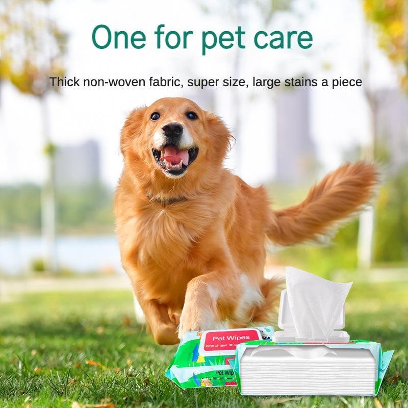 Dog And Cat Wet Wipes, Fragrance Free, Plant.based SKIP THE BATH Gentle Cleansing AndDeodorizing,Hypoallergenic, Wipes For PawsEars, Fur, Eye Ducts And Butt - Image 4