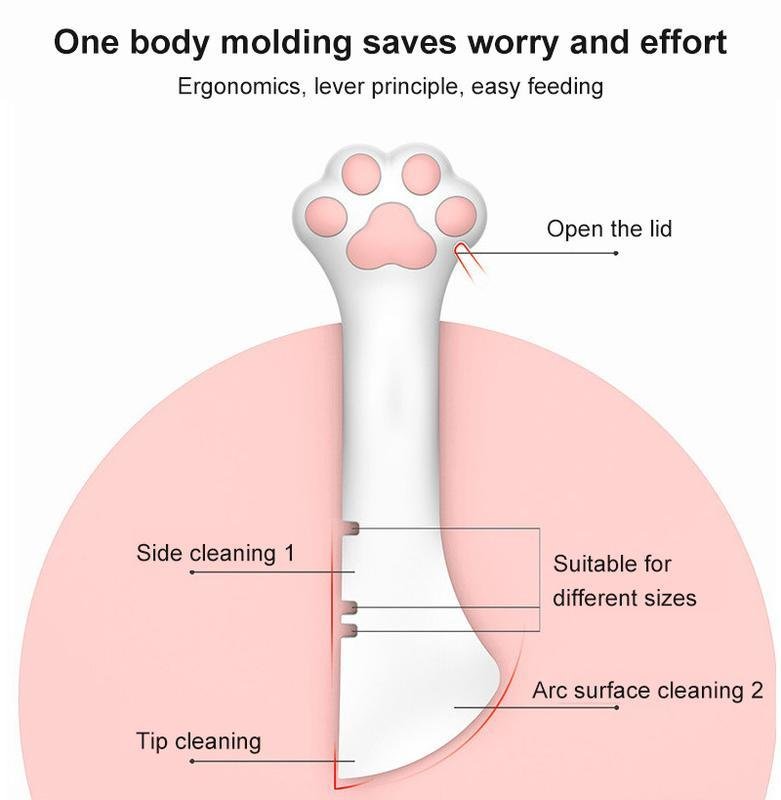 Pet Canned Spoon Jar Opener Puppy FeedingMixing Wet Dry Cat Dog Accessories FeederShovel Tableware Multifunction Pet CannedSpoon Jar Opener Puppy - Image 5