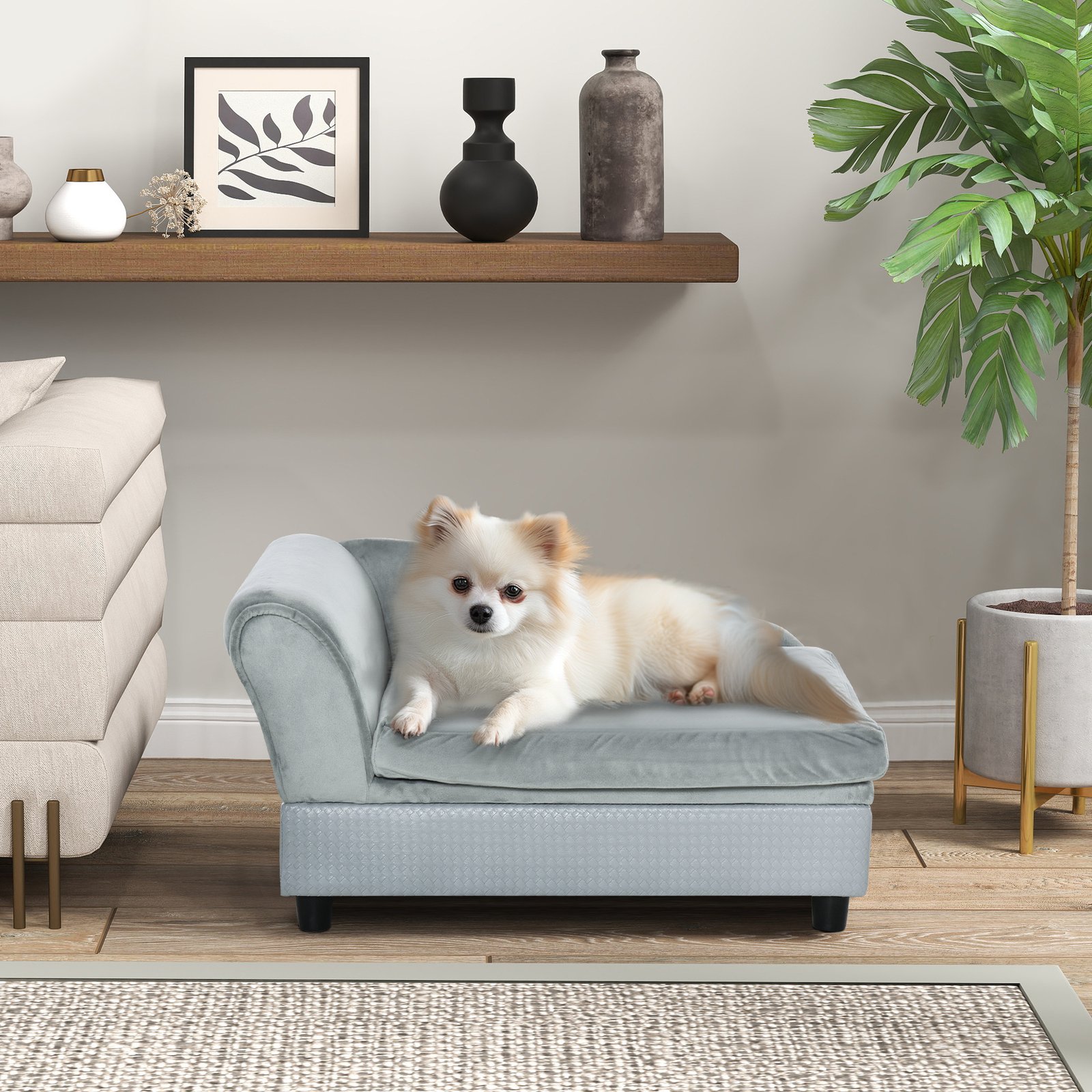 Luxury Fancy Dog Couch With Hidden Storage - Image 5