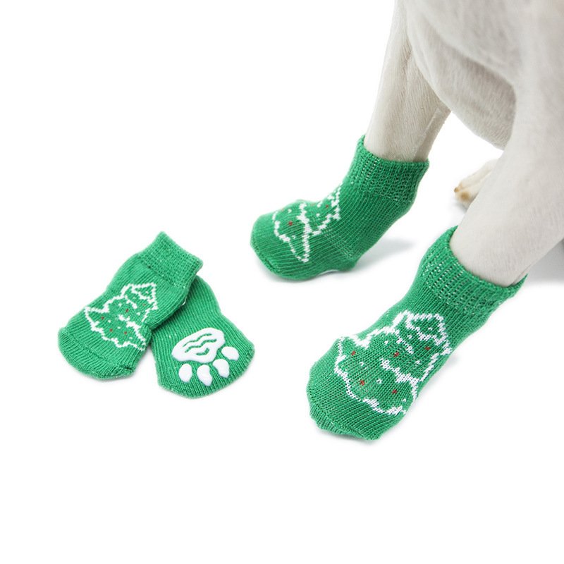 Dog socks, pet socks, non-slip cotton socks, dog foot covers - Image 2