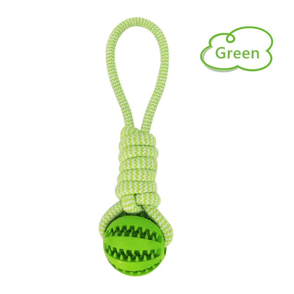 Dog Toys Balls Interactive Treat Rope Rubber Leaking Balls For Small Medium Dogs Chewing Bite Resistant Pet Tooth Cleaning - Image 6