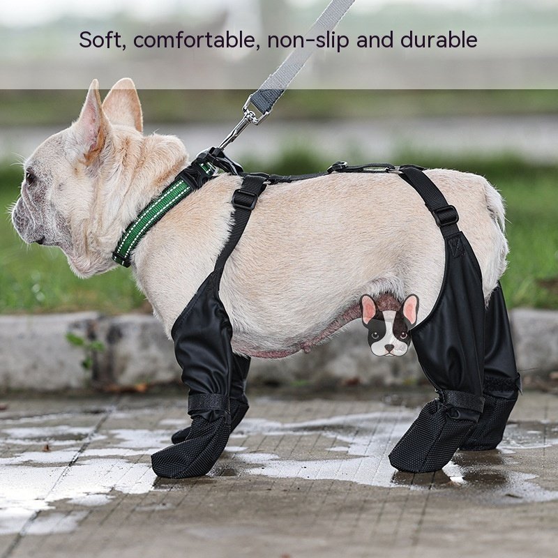 Waterproof Dog Shoes Adjustable Dog Boots Pet Breathbale Shoes For Outdoor Walking Soft French Dog Shoes Pets Paws Protector Pet Products - Image 7