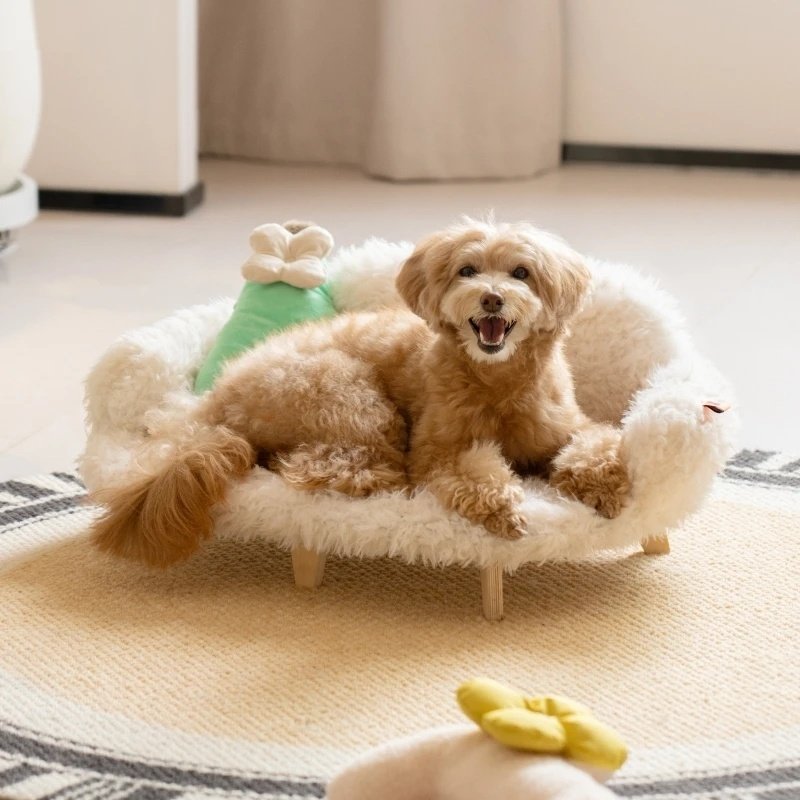 Wooden Pet Bed Kennel Dogs And Cats Bed Luxury Cat Bed Pet Safety Bed Bed Small Size Medium Dog - Image 10
