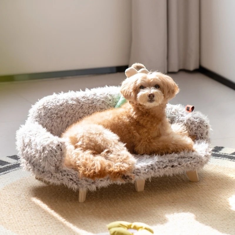 Wooden Pet Bed Kennel Dogs And Cats Bed Luxury Cat Bed Pet Safety Bed Bed Small Size Medium Dog - Image 4