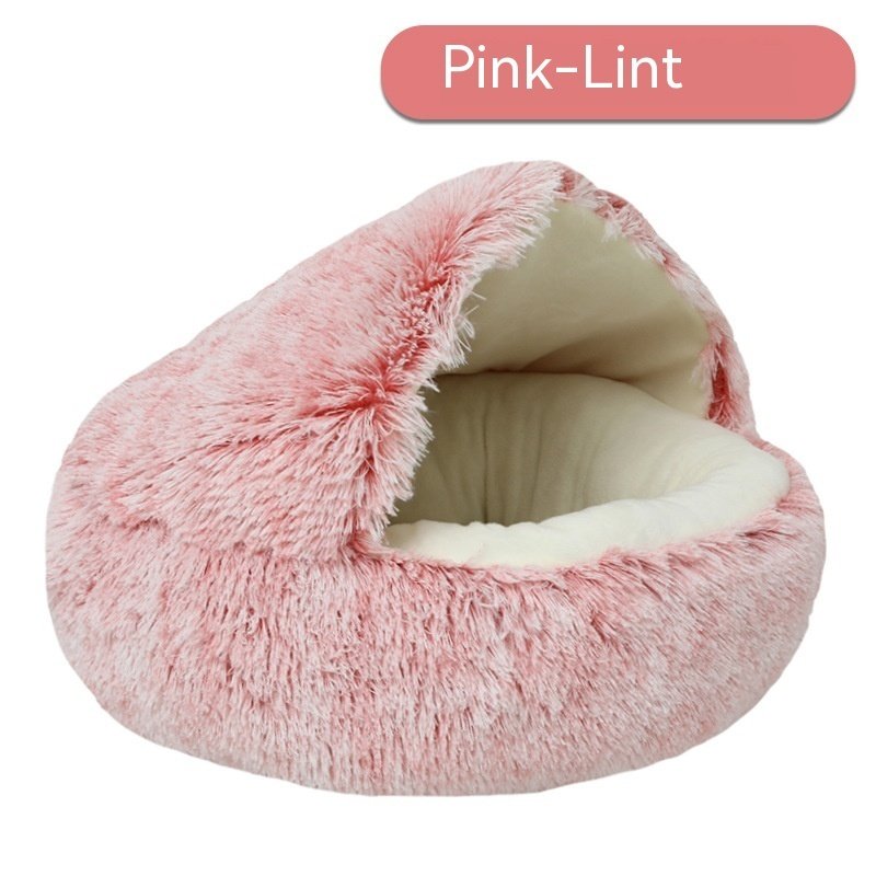 Pet Cat Bed Semi Enclosed Dog House - Image 6