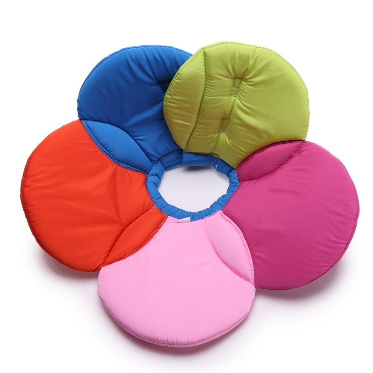 Pet Protective Cover Bandana Flowers Dog Collar - Image 5