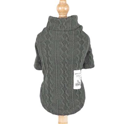 Pure color knitted autumn and winter dog sweater - Image 10