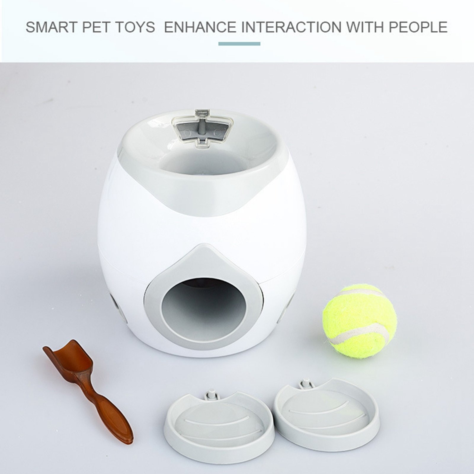 Automatic Pet Feeder Fetch Tennis Ball Dog Training Toys Interactive Throwing Ball Machine - Image 2
