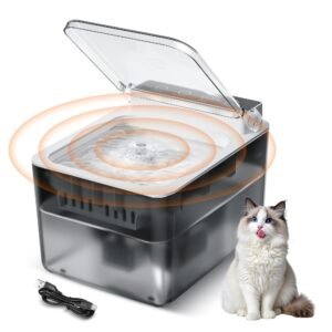 Wired Automatic Pet Fountain Dog Water Dispenser Automatic Sensing Function