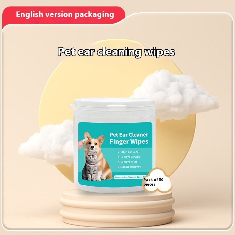 Disposable Pet Cleaning Products Teeth Cleaning Wipes Ear Care Fingertips Ear Mite Removal Cat And Dog Ear Cleaning Pet Products - Image 5