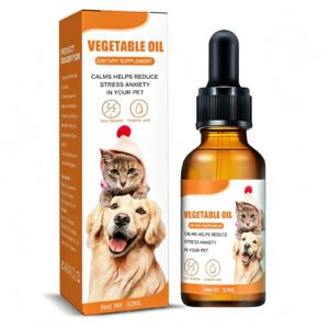 Pet Calming Hemp Oil For Dogs & Cats, Natural Anxiety Relief Supplement, Improve Appetite & Support Pet Health, 30ml