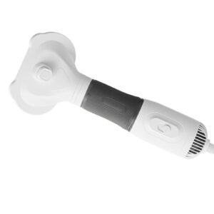 Pet Hair Dryer With Slicker Brush Low Noise 600W 3 Temperature Adjustable 3 In 1 Grooming Dog Blow Dryer For Cats Gray