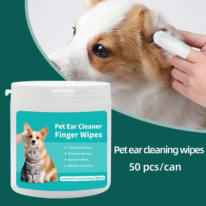 Disposable Pet Cleaning Products Teeth Cleaning Wipes Ear Care Fingertips Ear Mite Removal Cat And Dog Ear Cleaning Pet Products - Image 2