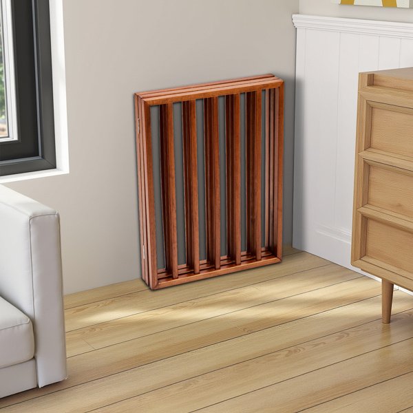 24 Inch Brown Foldable 3-pack Pet Fence - Image 7