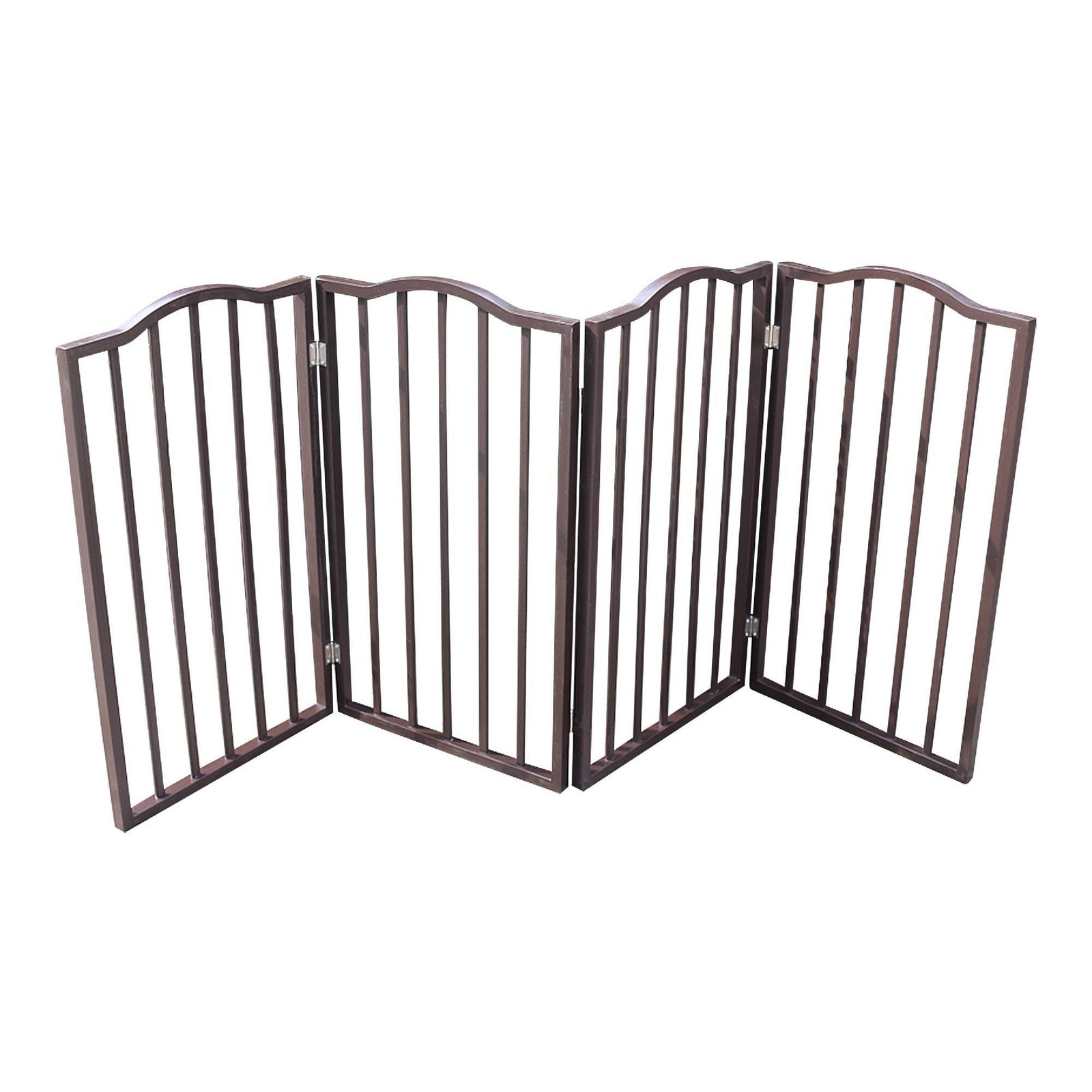 Pet Gate,Dog Gate For Doorways,Stairs Or House,standing, Folding,Arc Wooden - Image 5