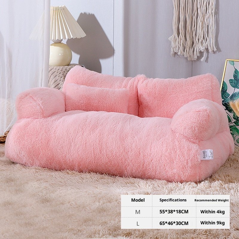 Warm Universal Rabbit Plush Pet Sofa Nest - Image 9