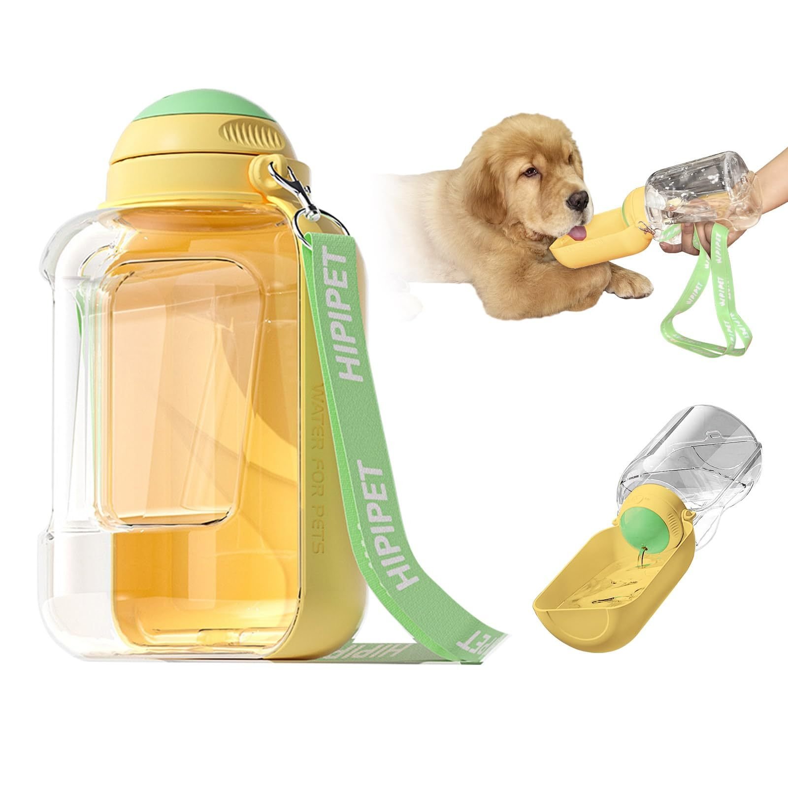 2 In 1 Dog Large Capacity Pets Out Drinking Pot Cat Water Dispenser Portable Water Cup Water And Food Integrated Bowl Pet Products - Image 3