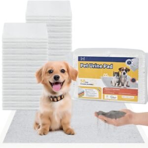 50-Pack Pet Training Pads Puppy Pads 5-Layer Leak-Proof Design 22-Inch Square Disposable Pads  Super Absorbent Suitable For Both Cats And Dogs,Only Supports Self-pickup Shipping Labels.