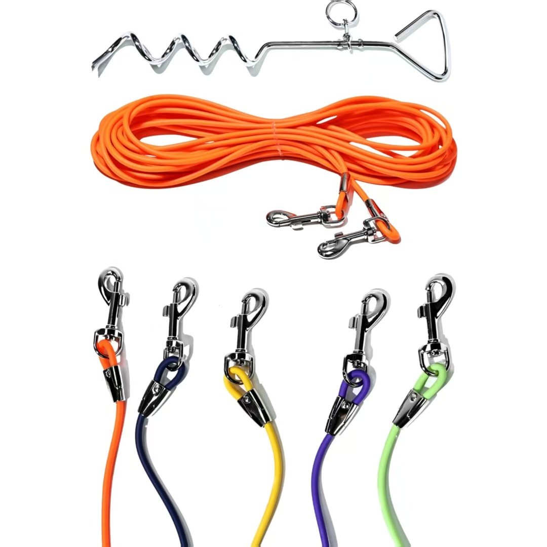 Ground Stake Fixed Dog Leash Allows Your Beloved Dog To Play More Freely - Image 7