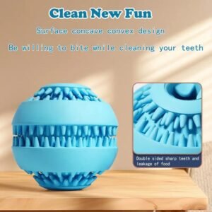 Interactive Dog Treat Ball, A Chewing Toy Suitable For Small And Medium-sized Dogs.
