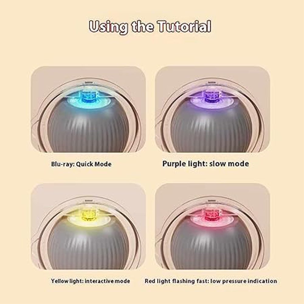 Electric Dog Cat Ball Toy,Indoor Large And Small Cat Dog Interactive Intelligent Rolling Pet Ball - Image 7