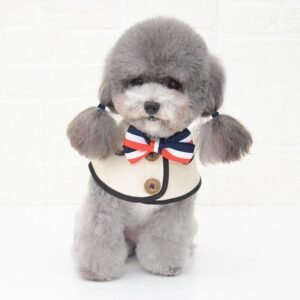 Pet bow tie saliva towel