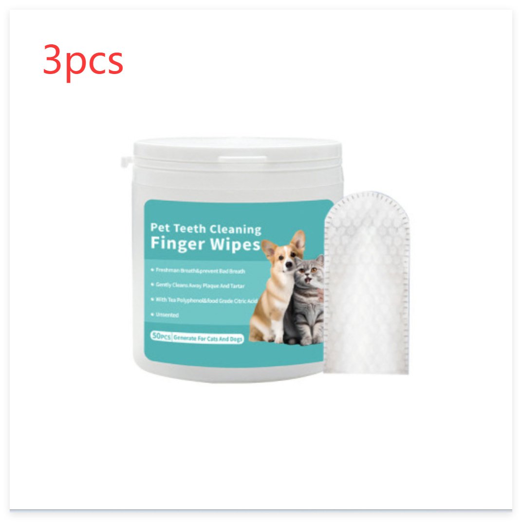 Disposable Pet Cleaning Products Teeth Cleaning Wipes Ear Care Fingertips Ear Mite Removal Cat And Dog Ear Cleaning Pet Products - Image 9