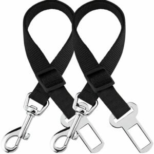 Heavy Duty Nylon Pet Safety Seat Belt Clip Adjustable Dog Vehicle Harness Lead