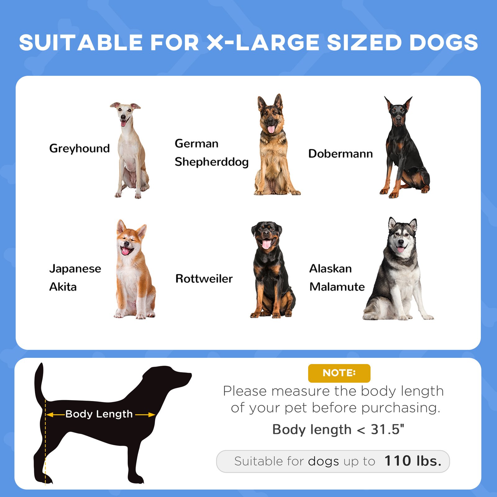 48" x 36" Elevated Portable Dog Cot Cooling Pet Bed with UV Protection Canopy Shade, Dark Blue - Image 4