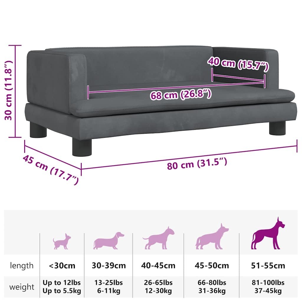 Dog Bed 80x Velvet Dog Bed 80x Velvet - Image 8