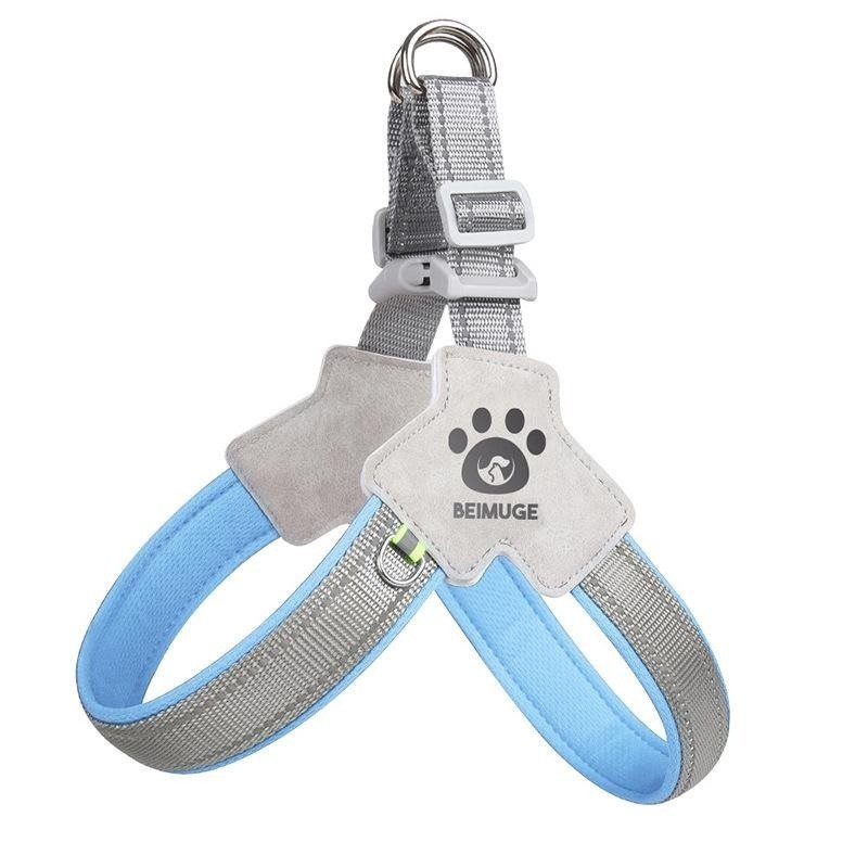 Pet Dog Cat Harness, Pet Harness With LeashSet, Adjustable Puppy Harness ComfortableReflective Easy Control Dog With Leather Leash,.No-Pull No Choke Pet Harness For TrainingWalking - Image 8