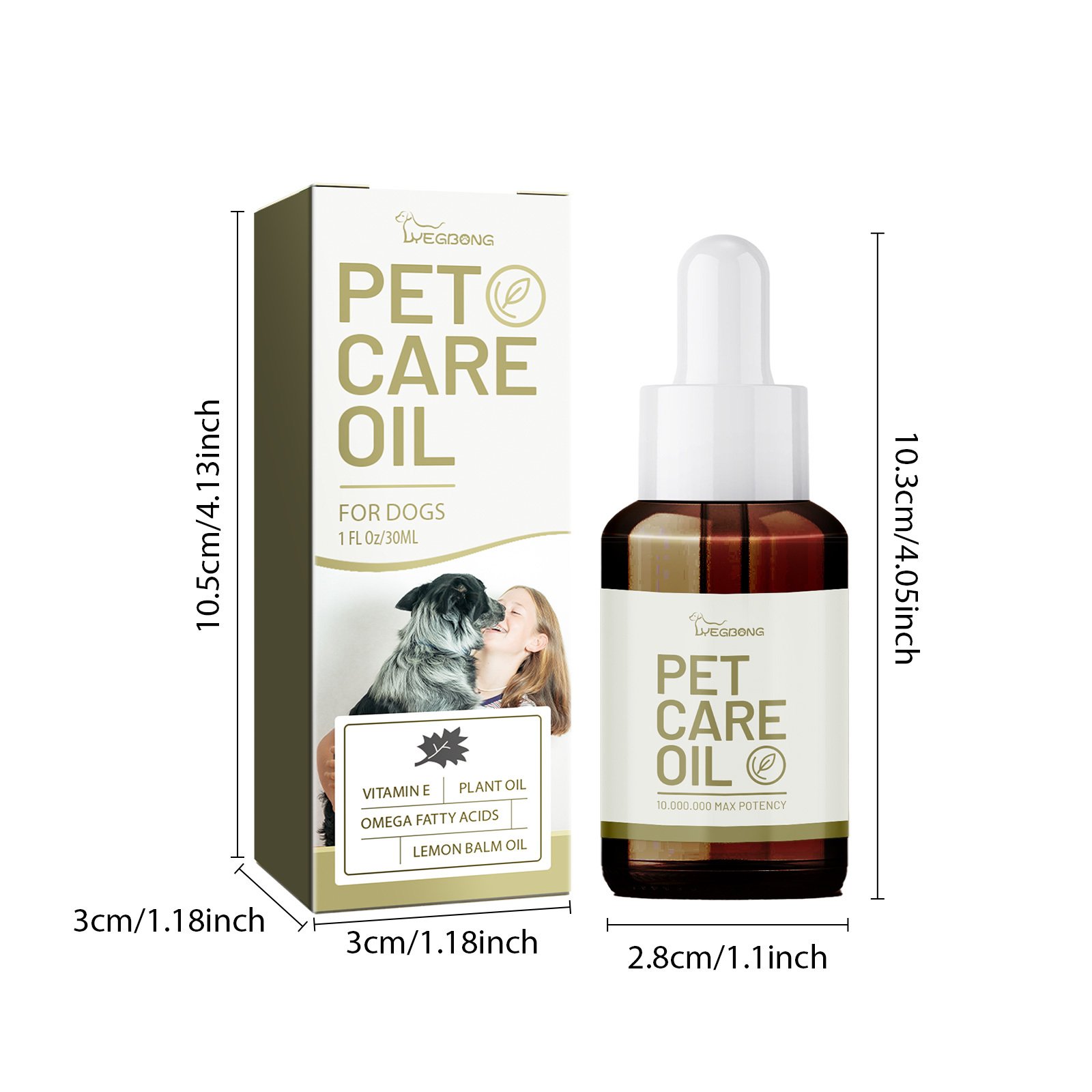 Dog Pet Care Oil With Lemon Balm Oil Fatty Acids, Joint & Muscle Relief Supplement Oil For Canine Mobility Support - Image 7