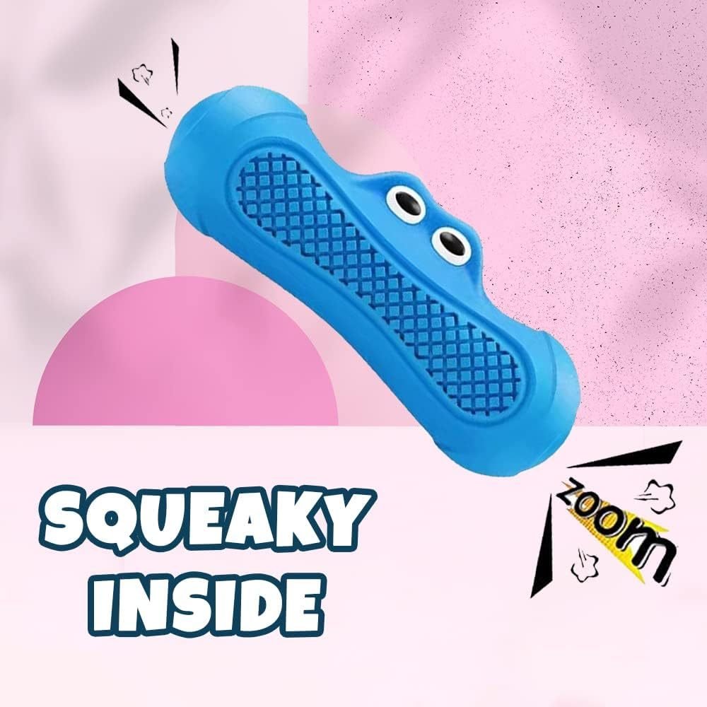 Rubber Crazy Monster Squeaky Toys For Dogs,Toy For Chewers,Non Toxic Chew Toys - Image 2