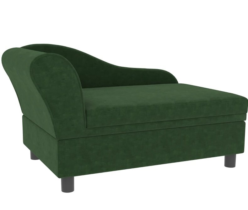 Pet Sofa Bed Couch With Storage,with Soft Cushion , Green - Image 2