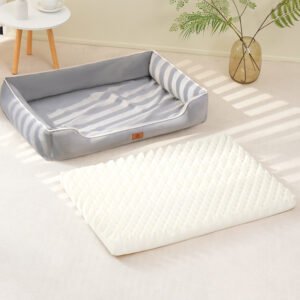 All-Season Dog House Dog Bed Pet Mat Super-Soft Fabric Sleeping Pad