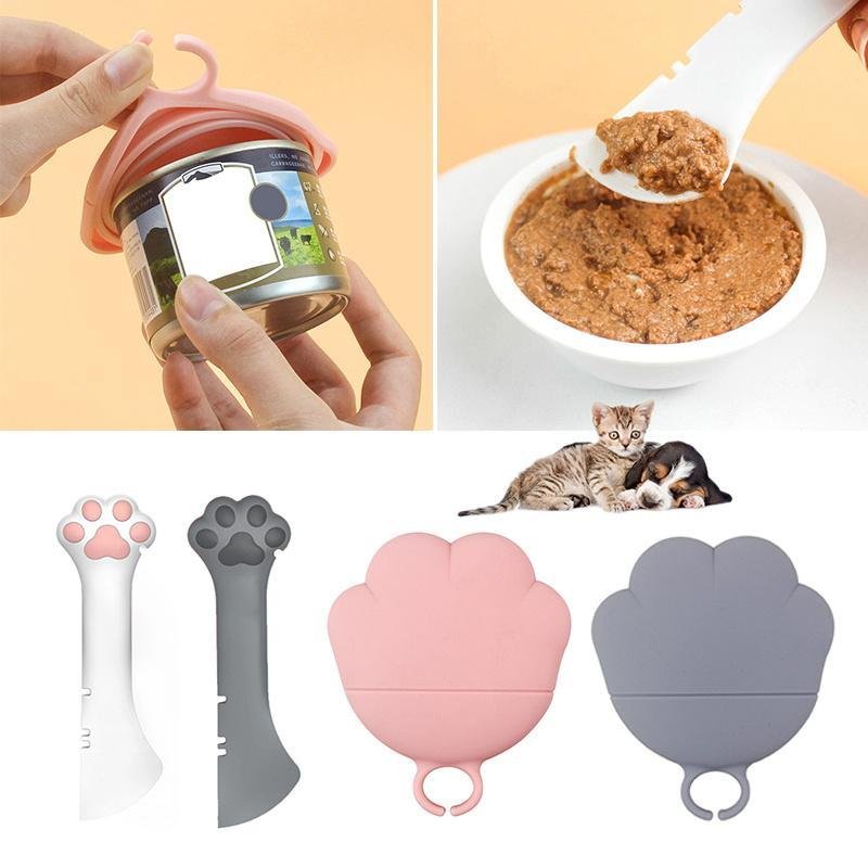 Pet Canned Spoon Jar Opener Puppy FeedingMixing Wet Dry Cat Dog Accessories FeederShovel Tableware Multifunction Pet CannedSpoon Jar Opener Puppy - Image 3