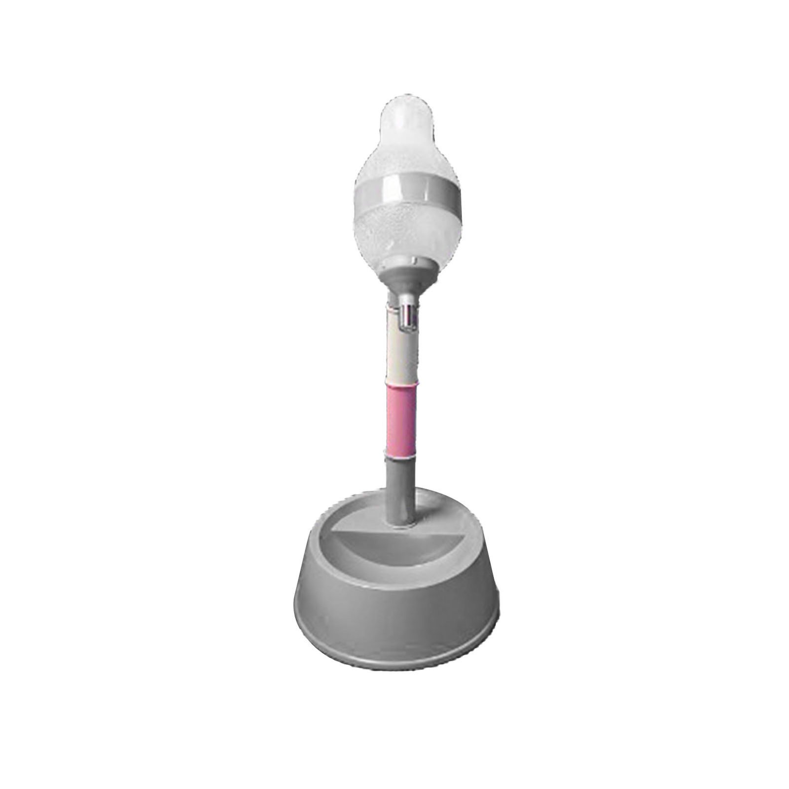 Standing Cat Water Dispenser Multipurpose Adjustable Height Automatic Dog Water Bottle Dispenser For Cats Dogs Pets Deep Gray Bottom - Image 2