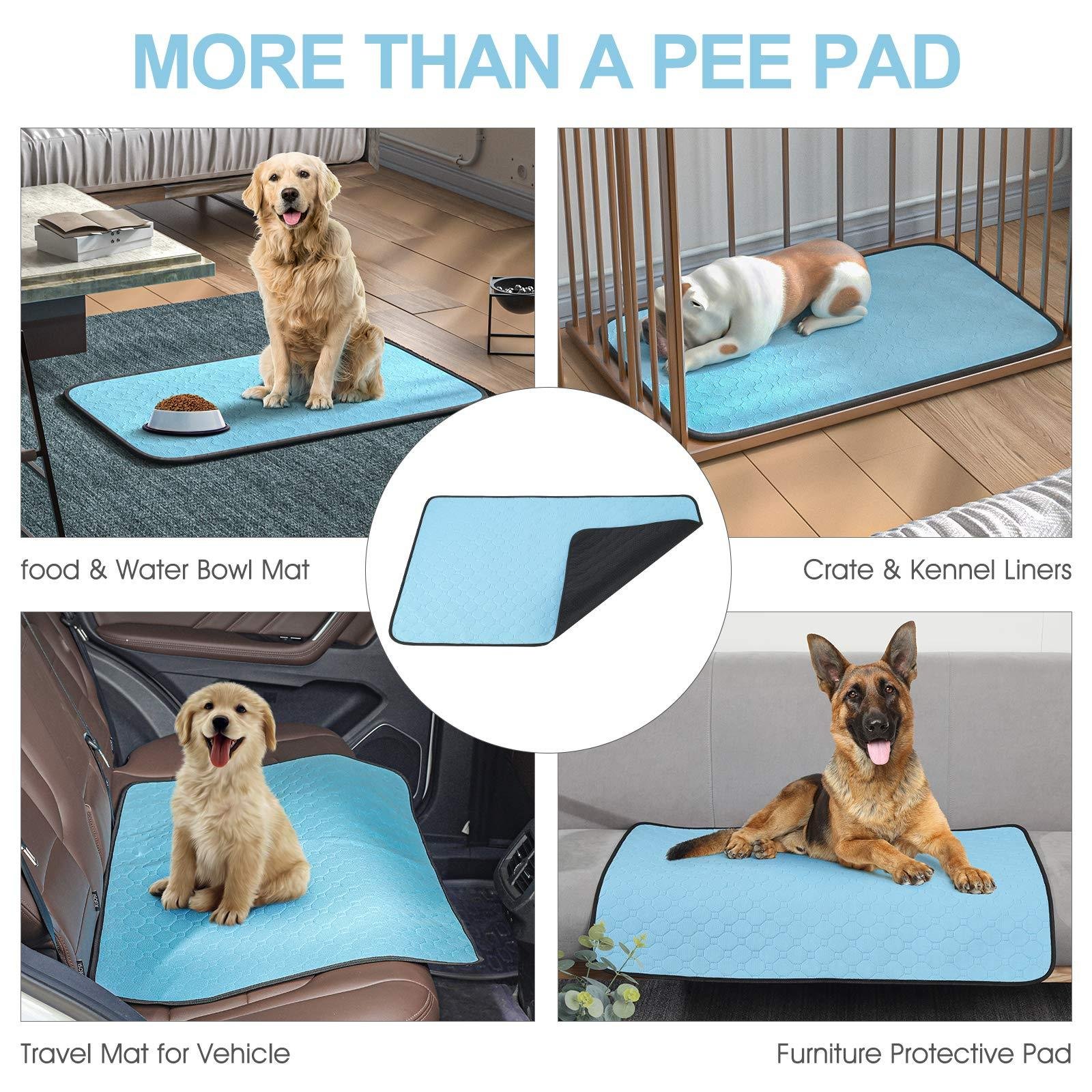 Washable Dog Urine Pad, Waterproof Toilet Training Mat For Dogs, 89.5 X 59.2 Cm - 34.5 In X 23 In, Washable Urine Pad Non-Slip Diaper Pad, For Puppies And Cats, 2 Packs - Image 3