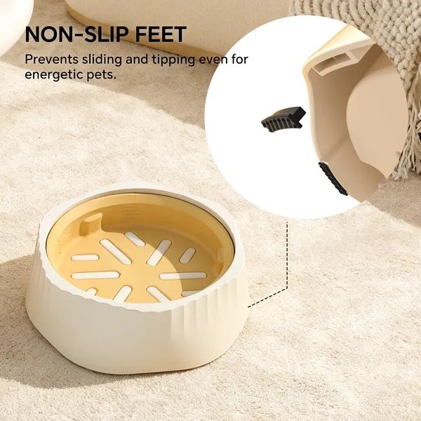 Pink-Dual-purpose Slow Food Bowl, Fast&slow Food Can Be Freely Switched To Adapt To Different Pet Eating Habits, Cross-border Hot Selling Pet Supplies - Image 2