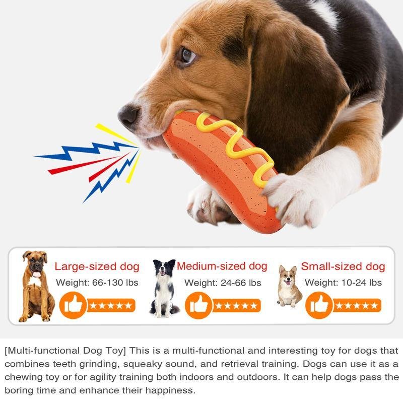 PPOKEl Dog Chew Toys Aggressive- Chaewers.Indestructible Dog Toy For Aggressive Chewer,Tough Chew Toys For Dogs Rubber Orange Plain - Image 6
