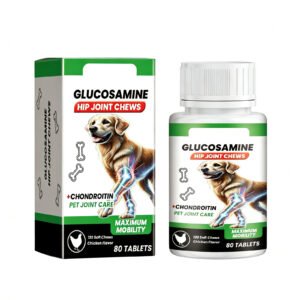 Dog Glucosamine Hip Joint Chews, Chondroitin Joint Support Supplements For All Breeds, Chicken Flavor Soft Chews To Relieve Joint Pain & Boost Mobility
