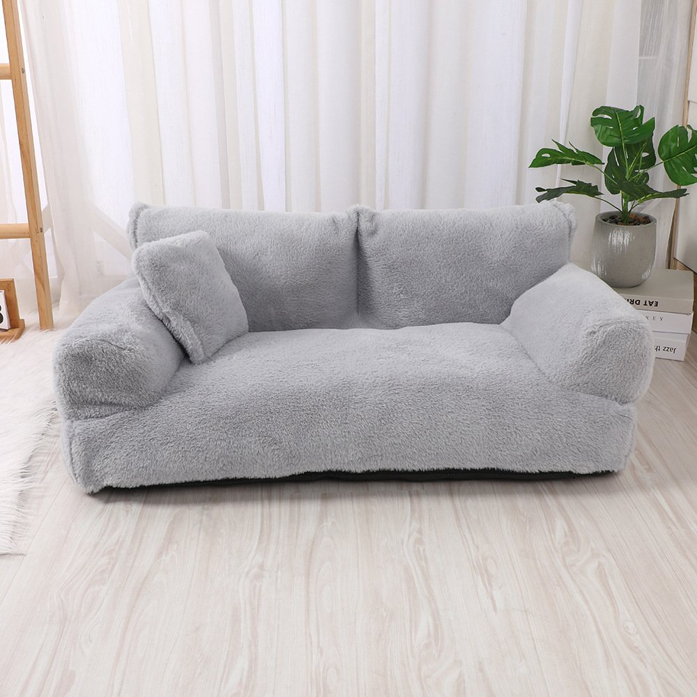 Warm Universal Rabbit Plush Pet Sofa Nest - Image 8
