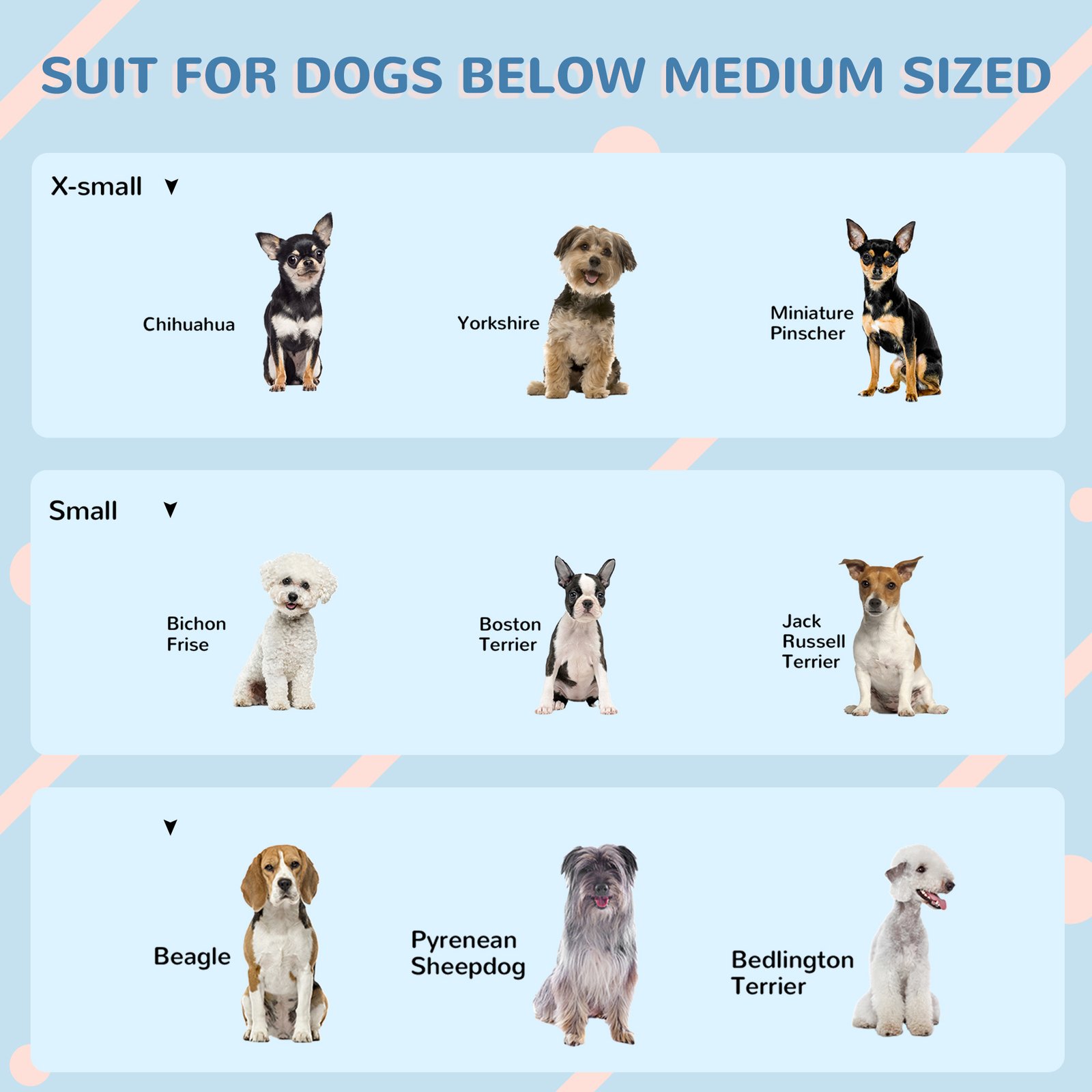 Pet House Water Resistant Puppy Shelter with Door for Indoor Outdoor, Easy to Assemble, for Small/Medium Dogs, Gray - Image 7