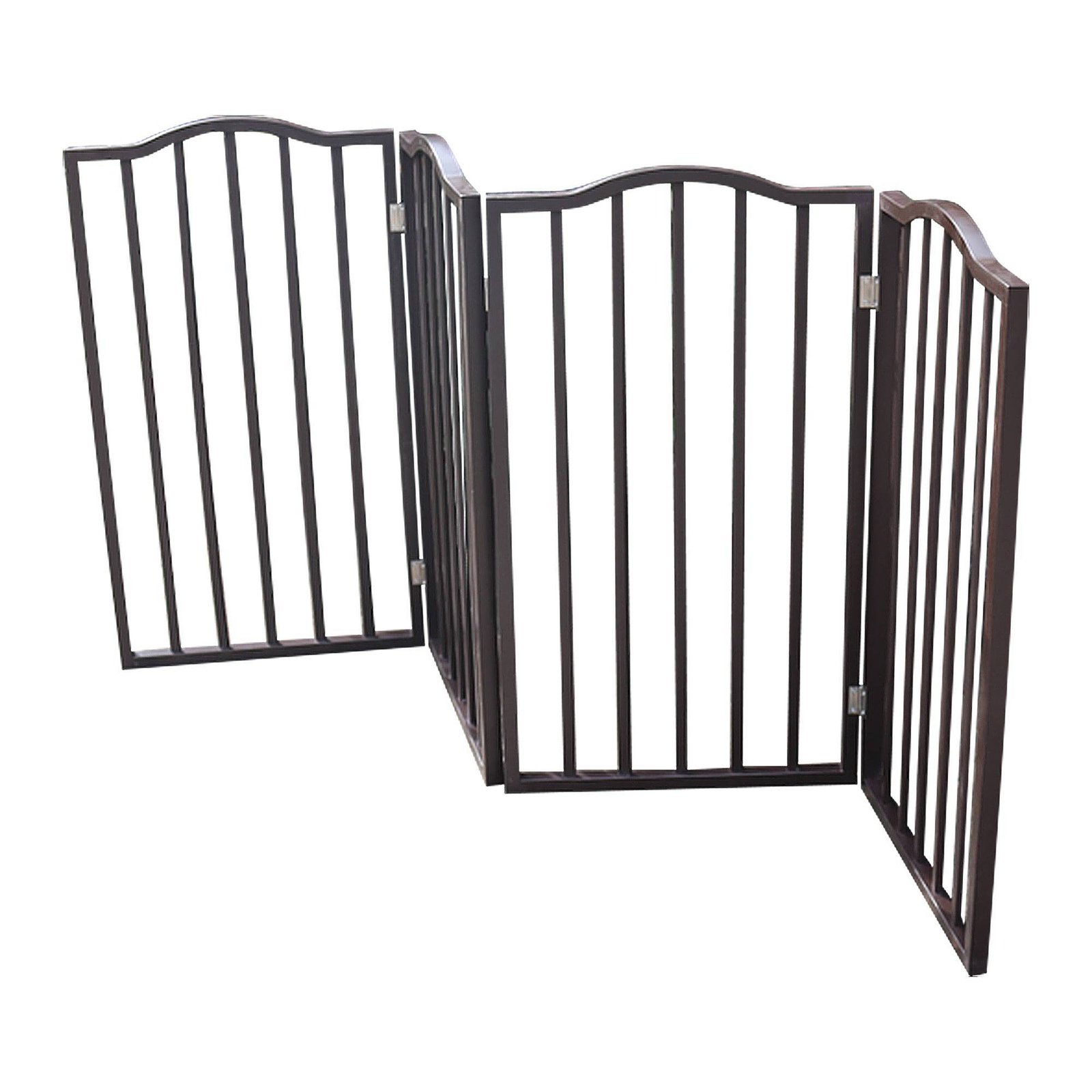 Pet Gate,Dog Gate For Doorways,Stairs Or House,standing, Folding,Arc Wooden - Image 7