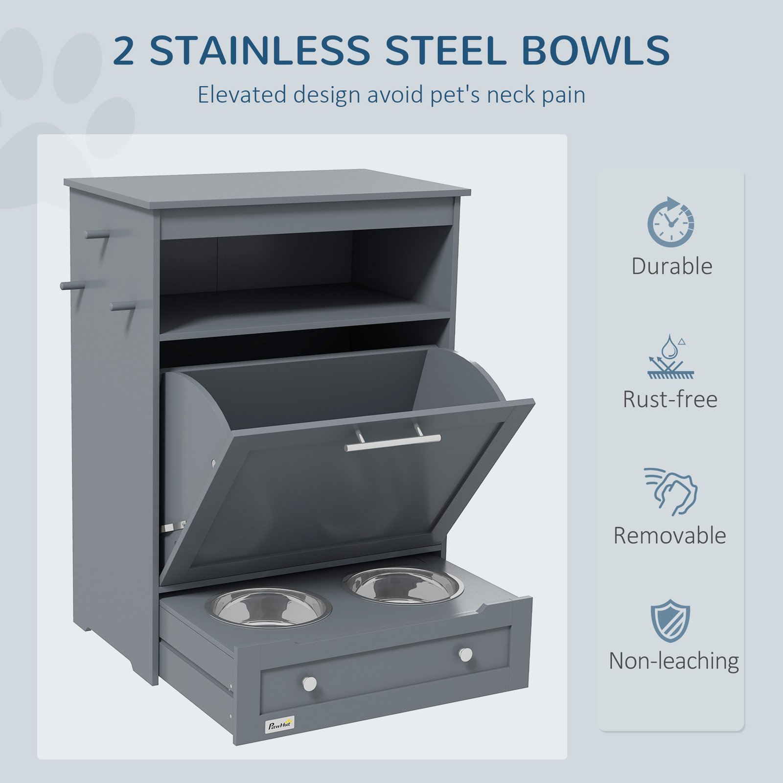 Pet Feeder Stations, Lockers, Dog Food Storage Containers - Image 2
