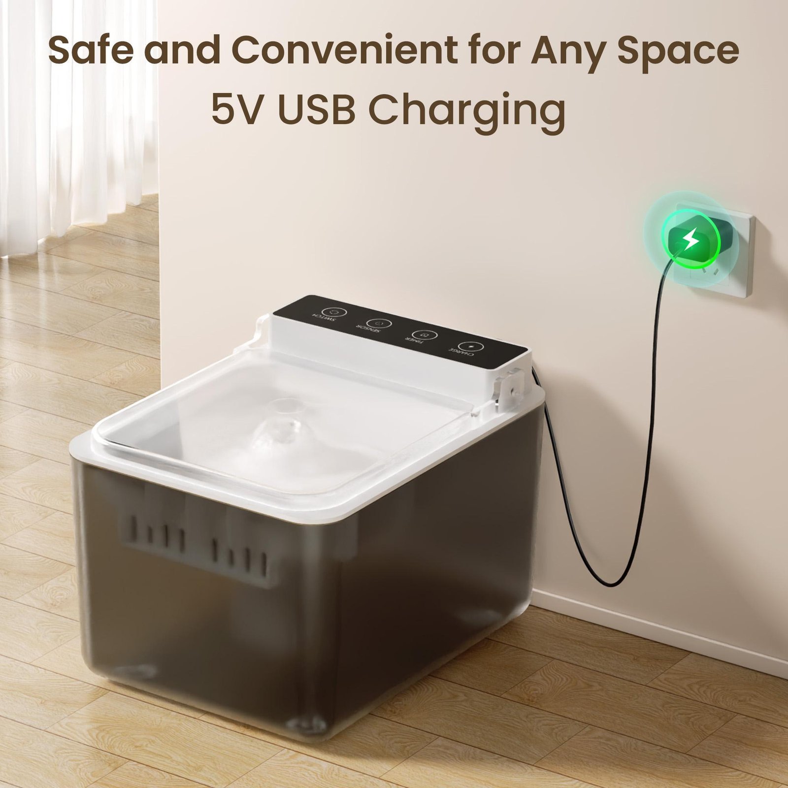 Wired Automatic Pet Fountain Dog Water Dispenser Automatic Sensing Function - Image 7