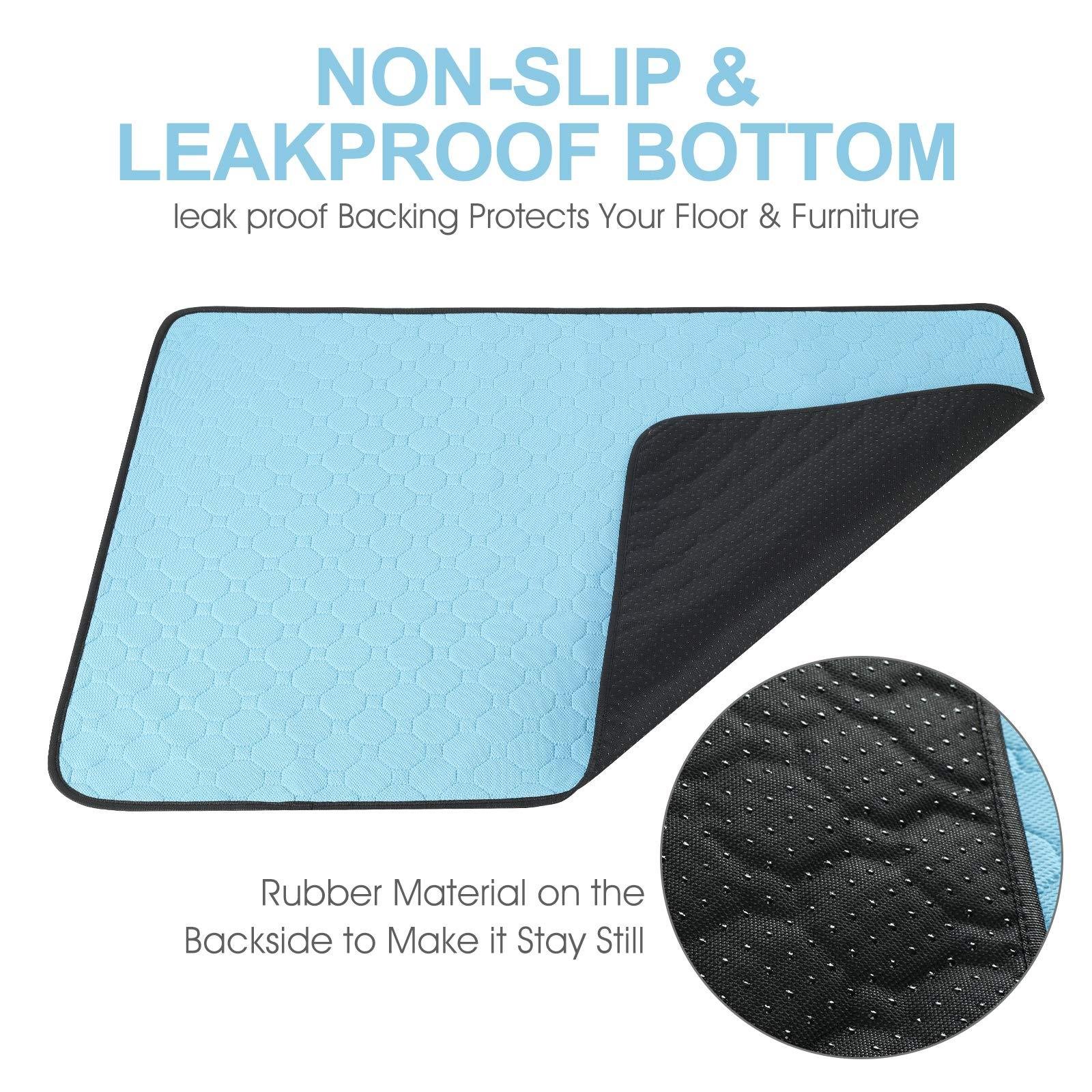 Washable Dog Urine Pad, Waterproof Toilet Training Mat For Dogs, 89.5 X 59.2 Cm - 34.5 In X 23 In, Washable Urine Pad Non-Slip Diaper Pad, For Puppies And Cats, 2 Packs - Image 5
