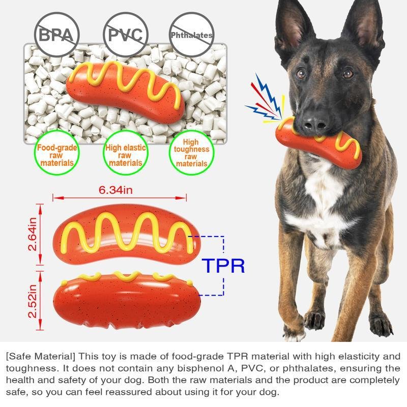 PPOKEl Dog Chew Toys Aggressive- Chaewers.Indestructible Dog Toy For Aggressive Chewer,Tough Chew Toys For Dogs Rubber Orange Plain - Image 4