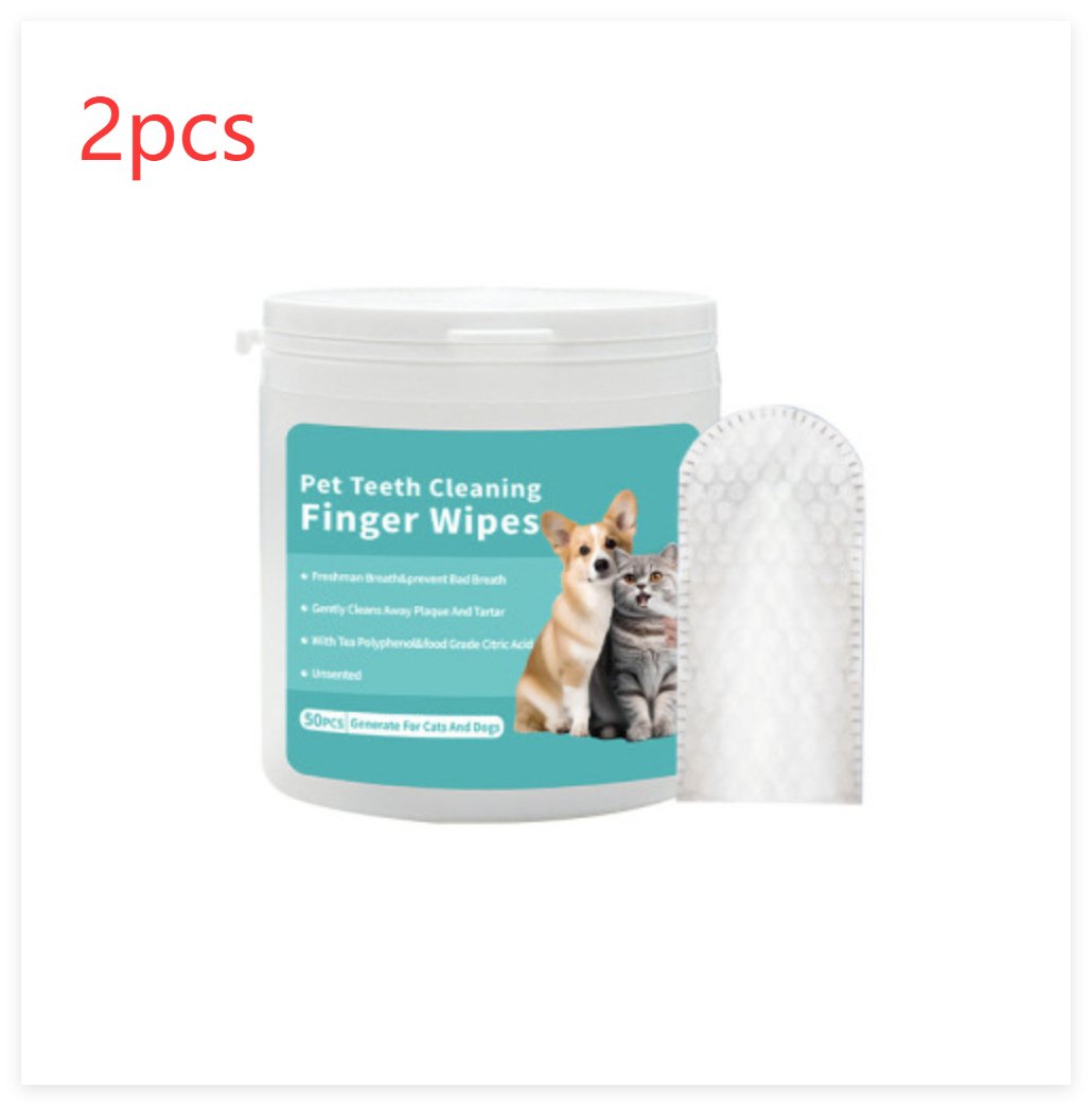 Disposable Pet Cleaning Products Teeth Cleaning Wipes Ear Care Fingertips Ear Mite Removal Cat And Dog Ear Cleaning Pet Products - Image 8